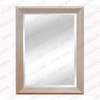 Matt off white wood mirror photo frame